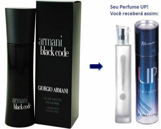 PERFUMARIA MASCULINA 50ML UP!35- ARMANI BLACK CODE